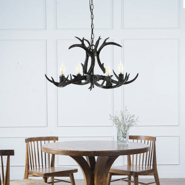 Eldora Adjustable Resin Antler LED Chandelier
